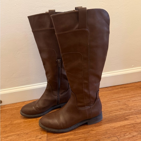 Frye And Co Womens Giovanna Stacked Heel Riding Boots size 7 cowgirl shoes - Picture 4 of 8